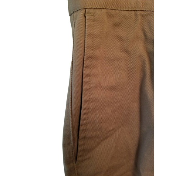 Nike Twill Pleated Brown Golf Men's Shorts 100% Cotton Size 38 in x 7 in - Picture 3 of 6